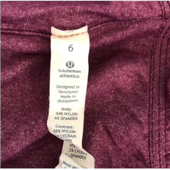 Lululemon- Dance Studio Jacket III in plum - Size 6 - Picture 8 of 9